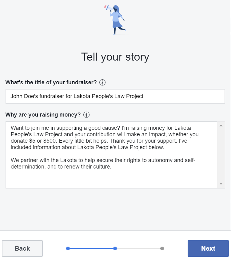 Start Your Own Fundraiser For Lplp